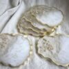 Golden Petals – Σουβέρ με Αποξηραμένα Λουλούδια